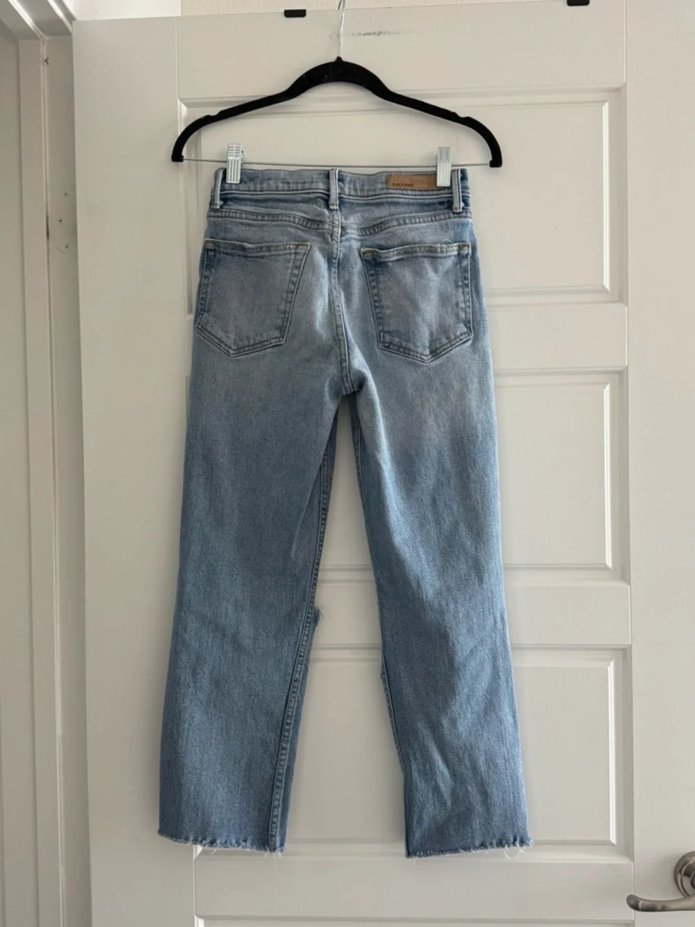 GRLFRND Light Blue Distressed Boyfriend Jeans - Picture 3 of 7